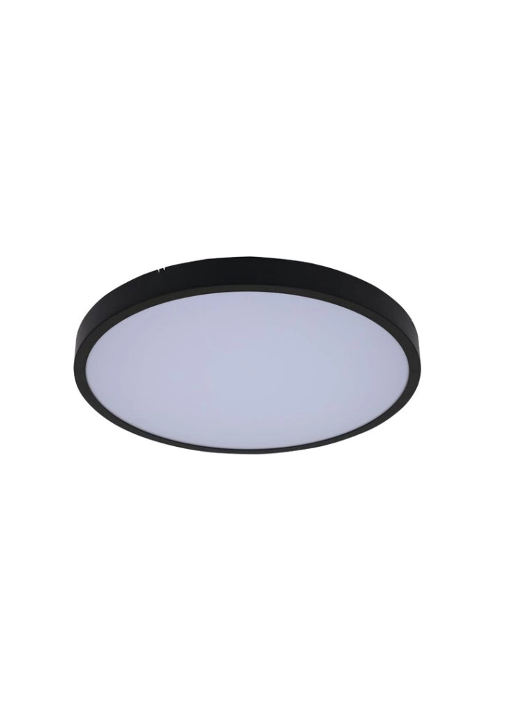 Plafoniera bagno Rabalux Alenzo nera Ø25 IP44 LED 12W