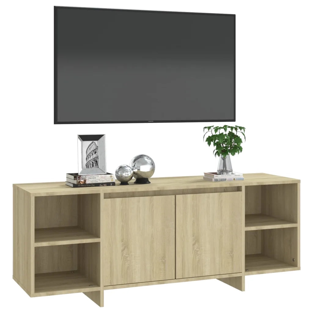 Mobile Porta TV Rovere Sonoma 130x35x50 cm in Truciolato 809587