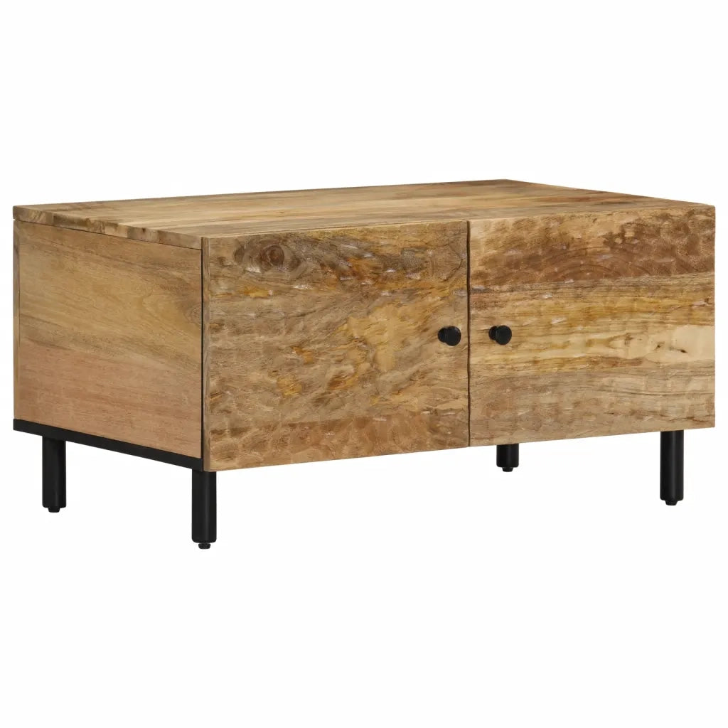 Tavolino da Salotto 80x50x40 cm Legno Massello di Mangocod mxl 89343