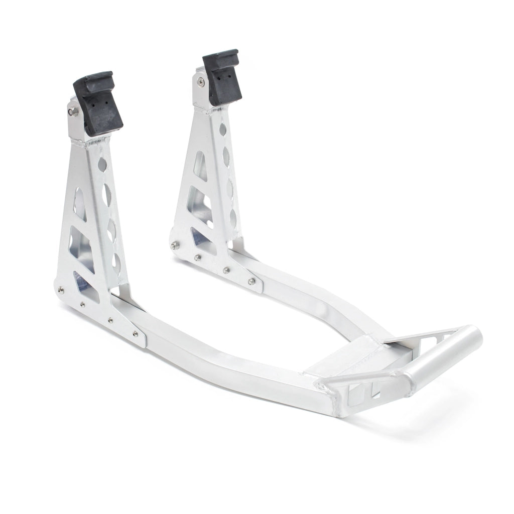 Cavalletto alzamoto universale Cavalletto per ruota anteriore moto Alluminio Bloccaruota