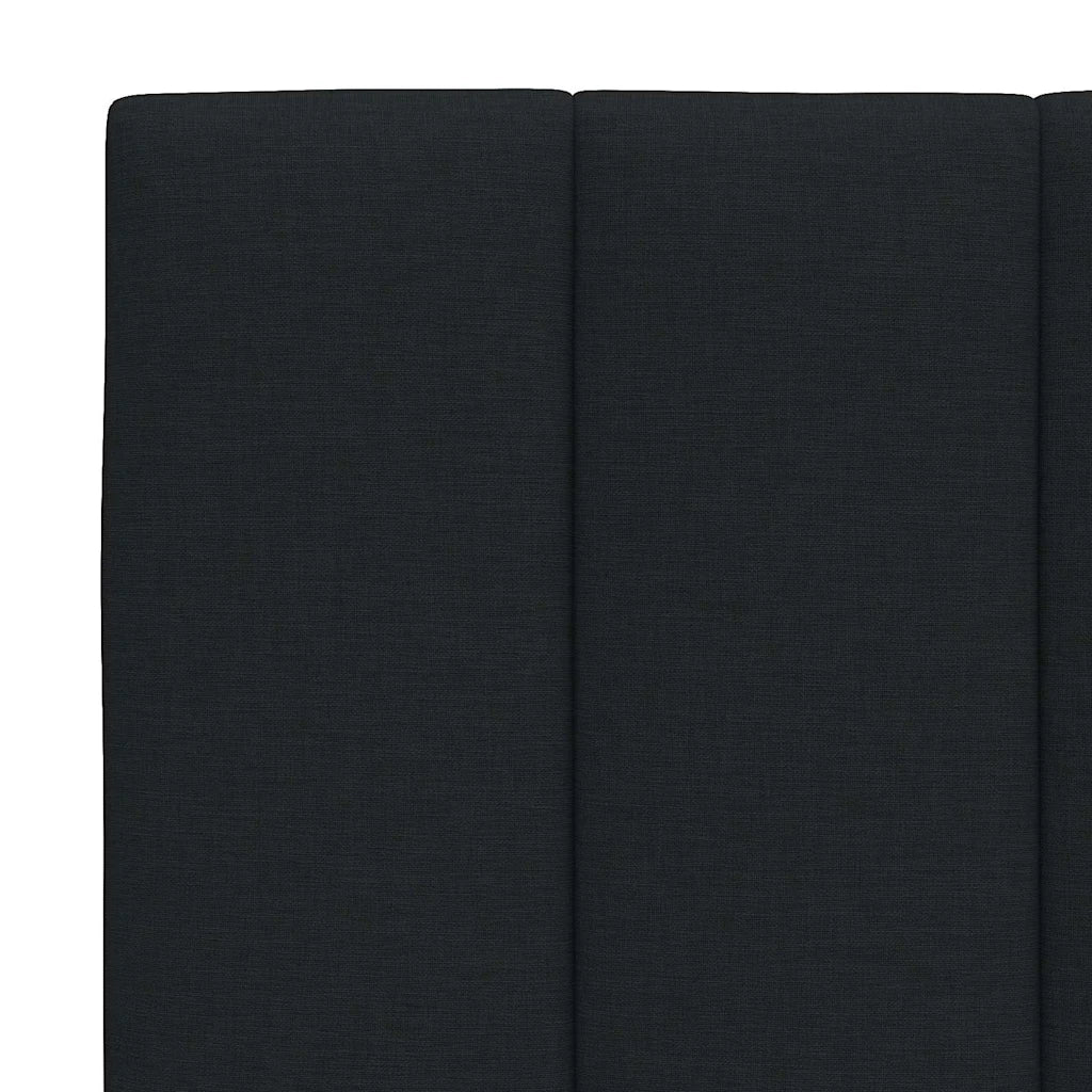 Cuscino Testiera Hanko Nero 140 cm in Tessuto CFW1583345