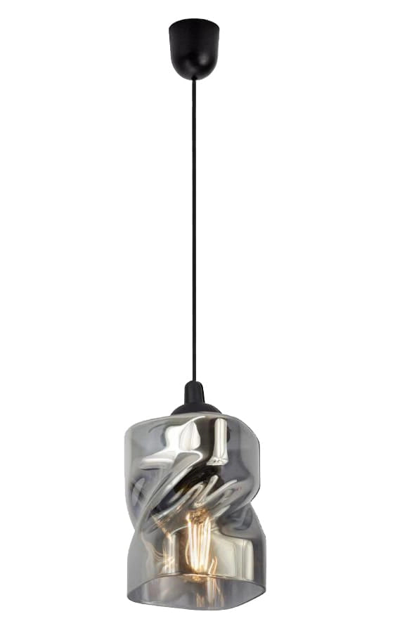 Lampada a sospensione Candellux Felis E27 60W nero