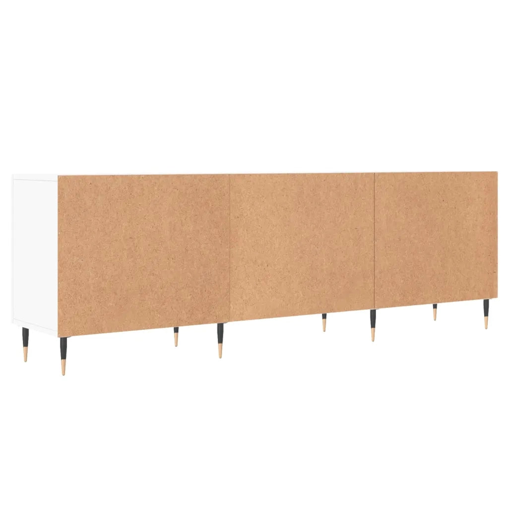 Mobile Porta TV Bianco 150x30x50 cm in Legno Multistrato 829076