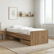 Struttura del letto Rovere Artigianale Legno ingegnerizzato 3429516
