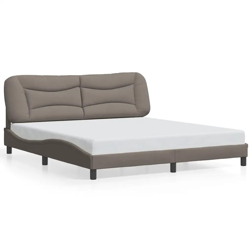 Giroletto senza Materasso Hvar Tortora 180x200 cm in Tessuto 3207790