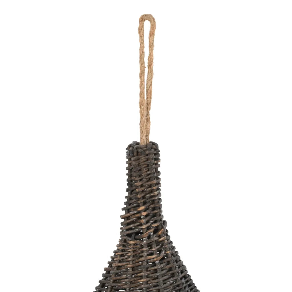 Cesta per Gatti Cuscino Grigio 40x60cm Teepee Salice Naturale 170778
