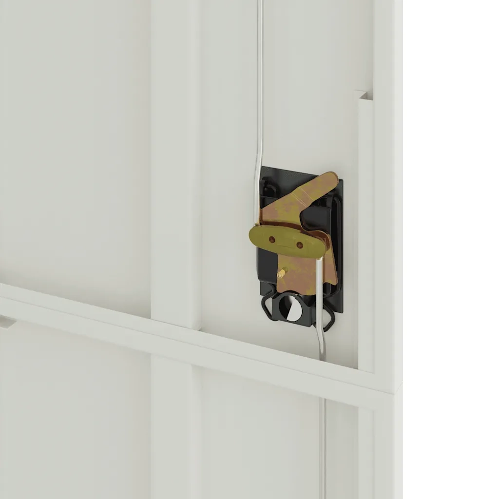 Armadio Classificatore Grigio Chiaro 90x40x200 cm in Acciaio CFW6188511