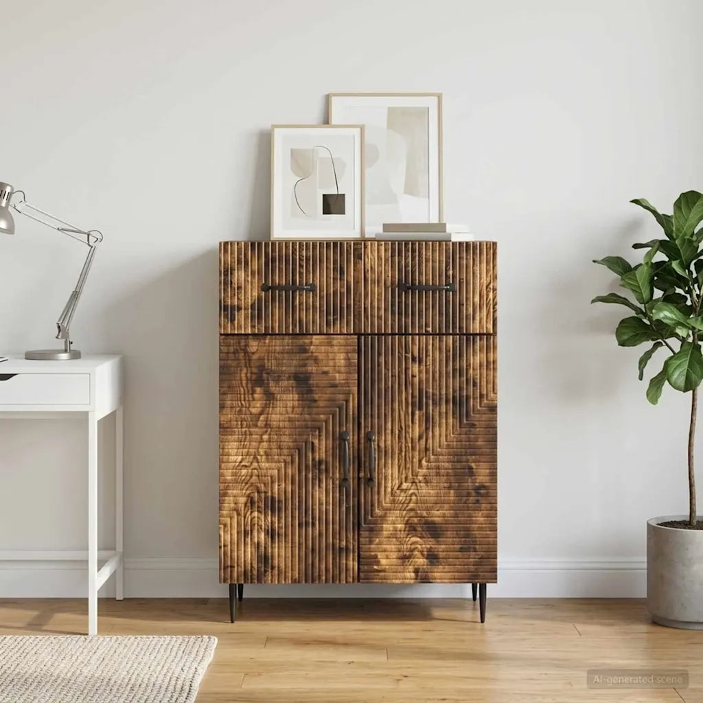 Credenza Rovere Fumo 66 x 34,5 x 89,5 cm Legno ingegnerizzato 894870