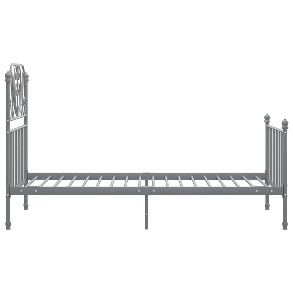 Giroletto Grigio in Metallo 90x200 cm 324843