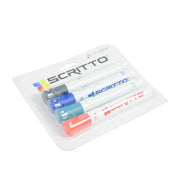 Pennarelli per lavagna magnetica set da 4