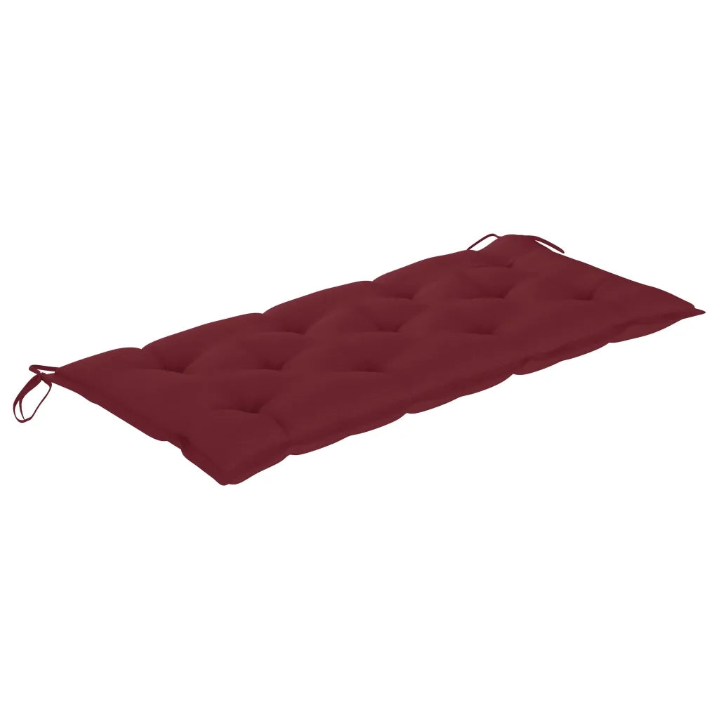 Panca da Giardino Pieghevole con Cuscino 118 cm in BambÃ¹ cod mxl 75646