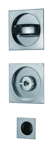 KIT MANIGLIE QUADRO PER PORTE SCORREVOLI Col. cromo satinato