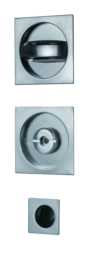 KIT MANIGLIE QUADRO PER PORTE SCORREVOLI Col. cromo satinato