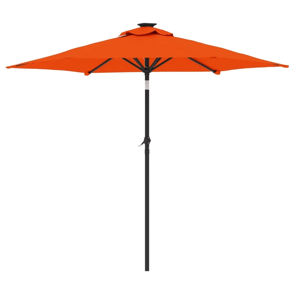 Ombrellone Giardino con Palo Acciaio Terracotta 225x225x212 cm 4005063