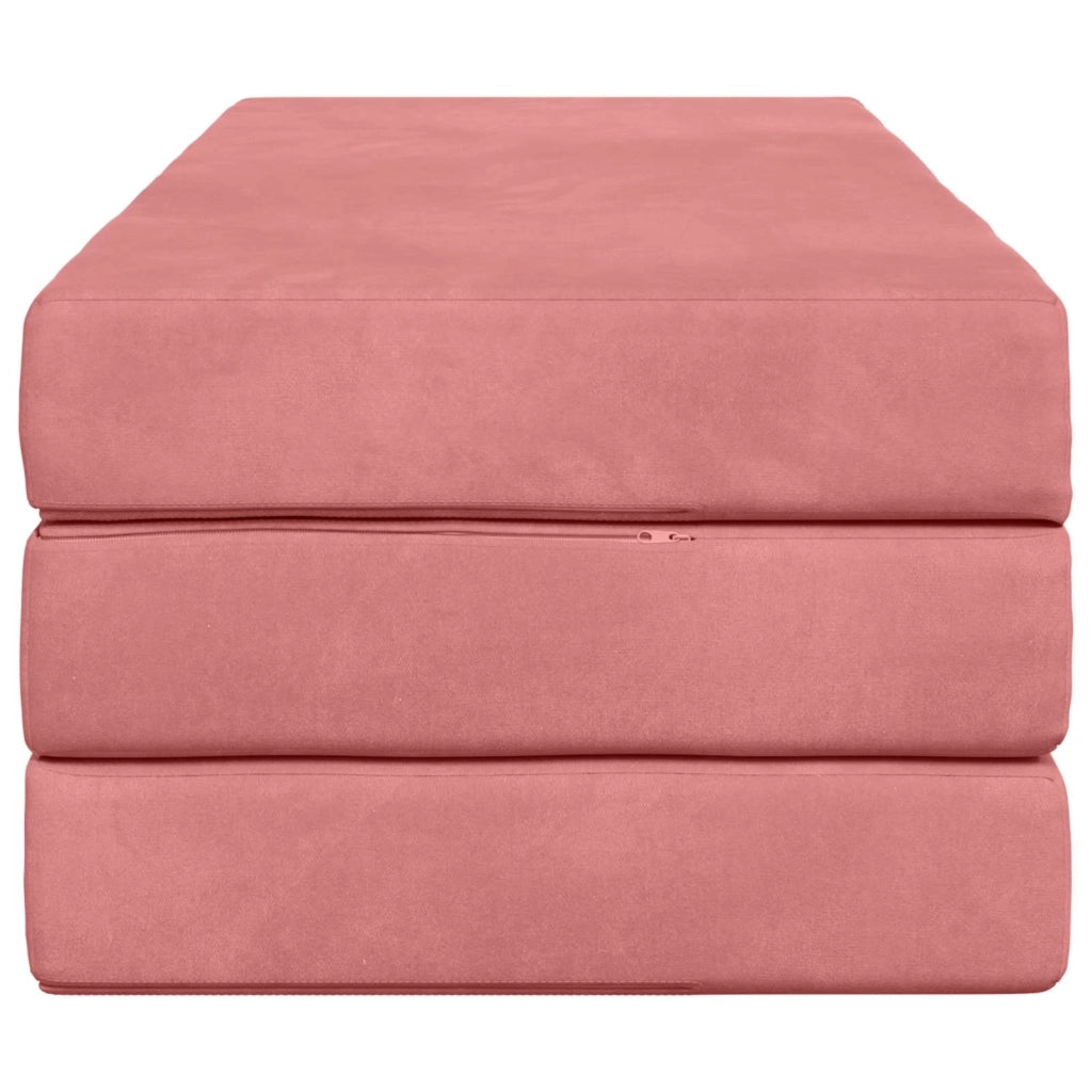 Divano Letto Pieghevole 120 x 67 x 45 cm Rosa