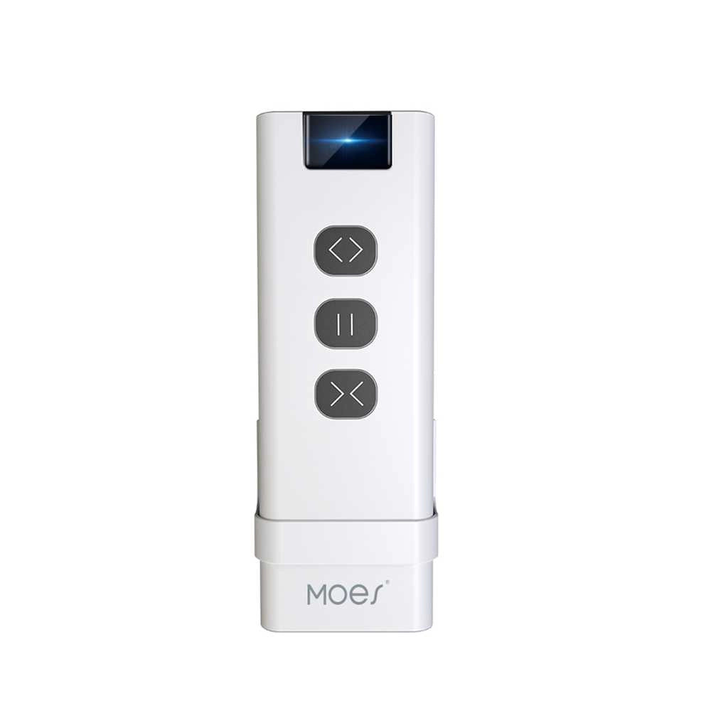 Telecomando Wireless RF 433MHz per Tende e Tapparelle Elettriche, 3 Tasti Per 1 Scena, APP Tuya/Smart Life, Alimentazione a Batteria LR23A (Esclusa), Design Compatto 109x36mm  SH1901