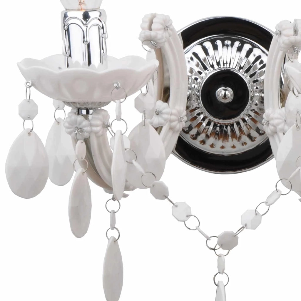 LÚZETE - APPLIQUE 2 LUCI PRIMAVERA BIANCO