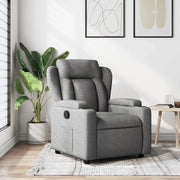Divano Sedia-Poltrona reclinabile in tessuto grigio scuro 296387