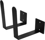 Supporto per Piatti con Viti da Parete - Ideale per Panni e Coperchi - Nera - Montaggio a Parete - Risparmia Spazio - Adatto per la Cucina