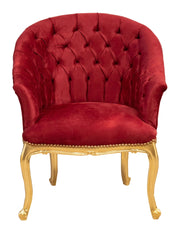 Biscottini Poltrona stile francese Luigi XVI in legno massello di faggio Sedia XVI, faggio,