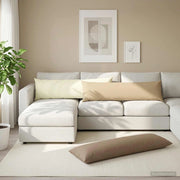 Cuscino con cuscino HEERLEN 2 pz Tortora Poliestere 926256