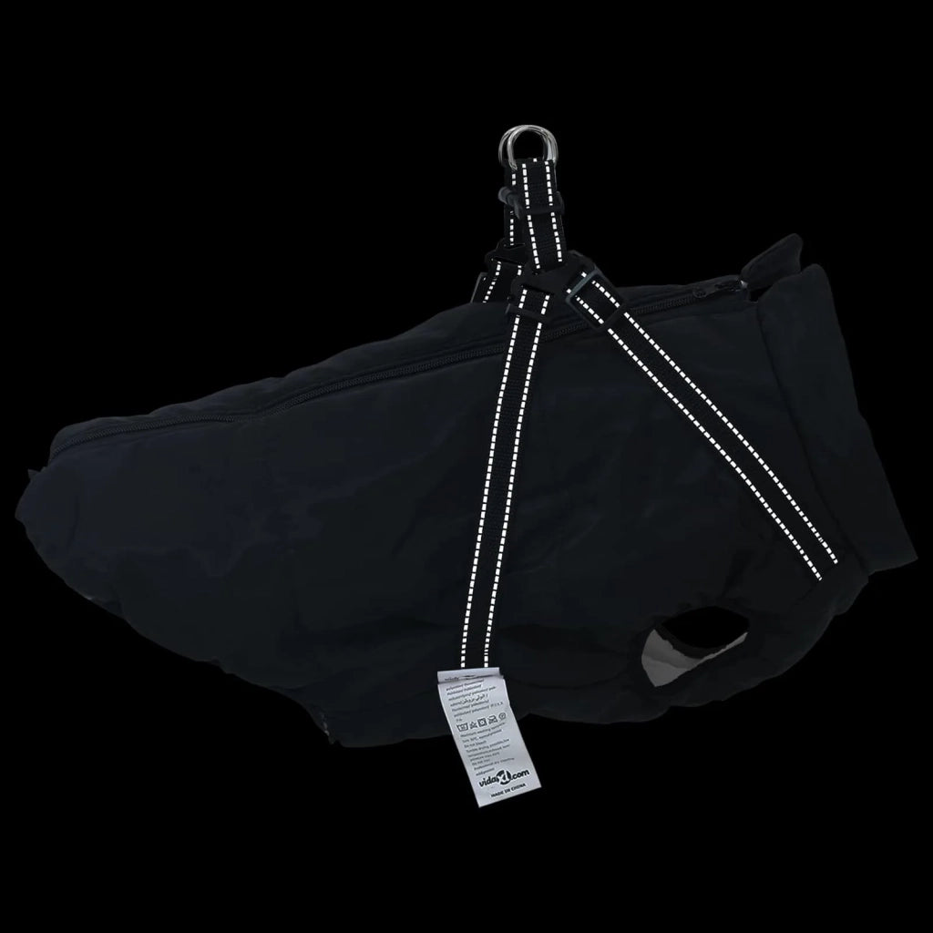 Cappotto per Cani Nero L48 Pile e Poliestere CFW1061134