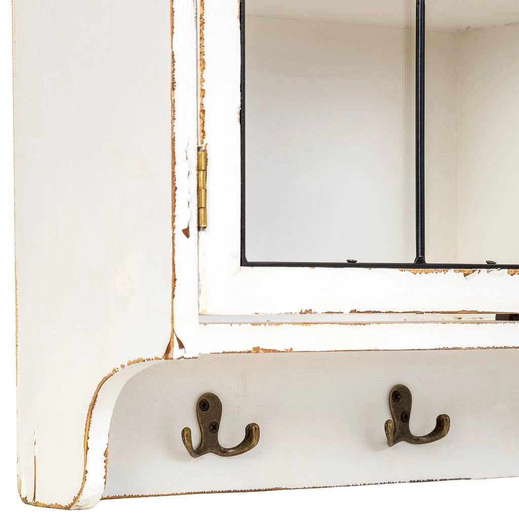 Scaffale in legno beige 69x18x50,5h cm