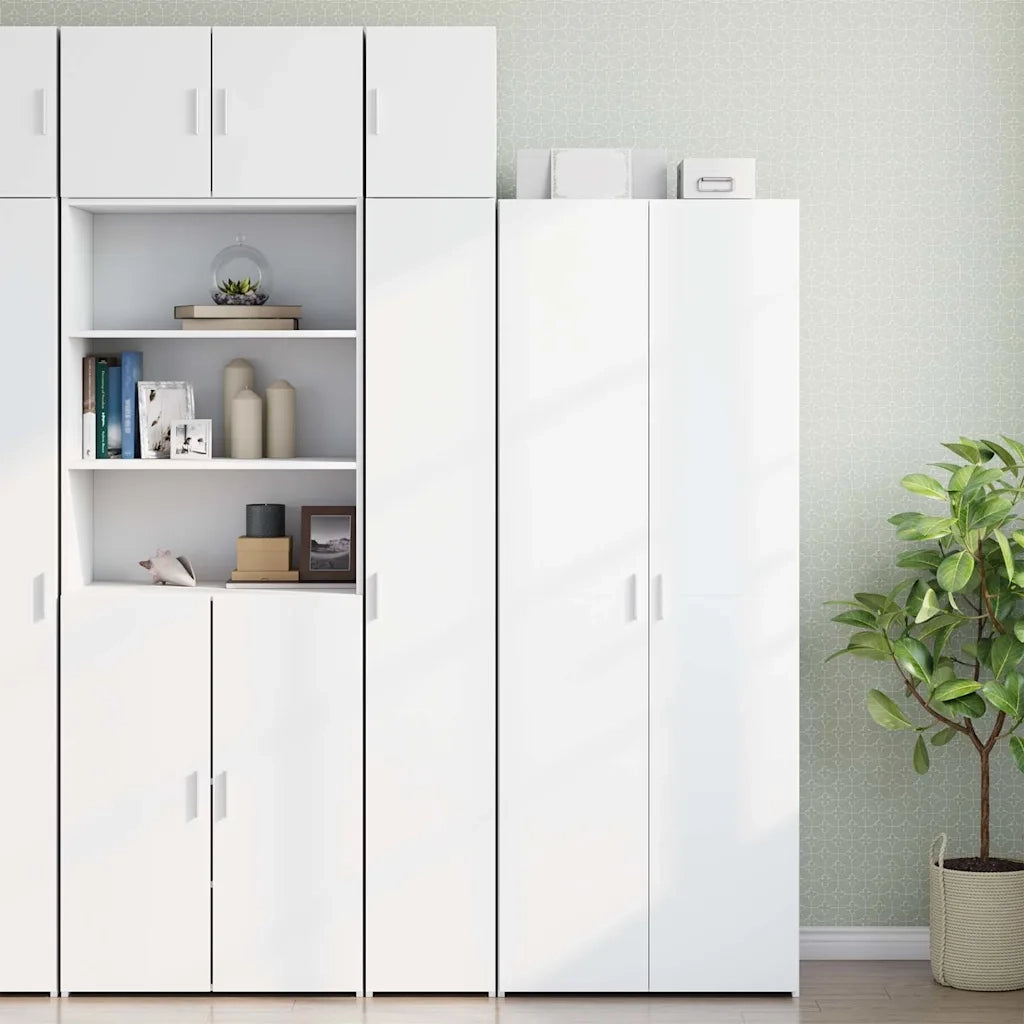 Mobile Sottile Bianco 30x42,5x225 cm in Truciolato CFW3567968