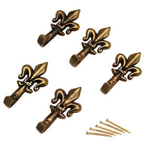 BL GANCIO PER QUADRO GIGLIO 47 MM BRON N. 2 5 PZ*- DIESSE- 5,0 blister