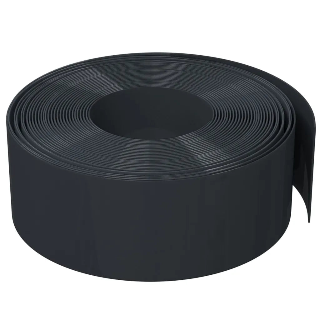 Bordature da Giardino 5 pz Nere 10 m 20 cm in Polietilene 3155459