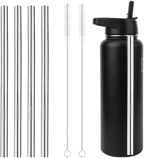 Set di sostituzione per riettes 4 pezzi - Riettes in acciaio inossidabile - Set di borsette per riettes 2 pezzi - Riettes per bottiglie - Riettes per campeggio - Riettes 23 cm - Riettes per bere
