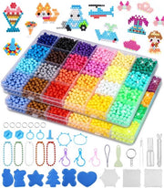 Set di Boccioli di Gomma per Acqua, 6000 pezzi, Set di Boccioli per Bambini, 30 Colori, Kit di Necessità per l'Artigianato per Principianti, Giochi di Creatività per Bambini