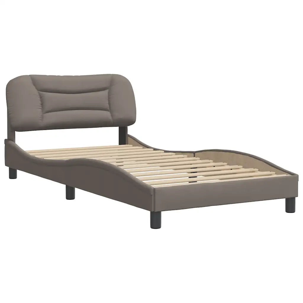 Giroletto senza Materasso Hvar Tortora 100x200 cm in Tessuto 3207755