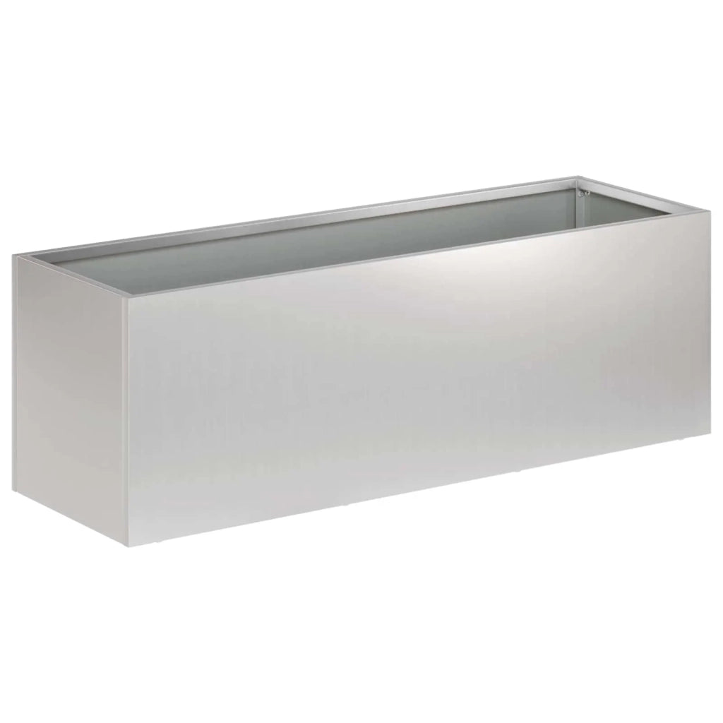 Vaso da giardino Argento 60 x 20 x 20 cm Acciaio zincato 8005158