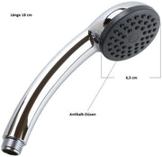 Douchettore design con spruzzatore anticarbonato | ABS verniciato a cromatura | Anticarbonato | Doccia con docciaschiuma doccia doccia docciaschiuma | Accessori da bagno