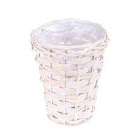 Set 6 Cesti in Materiale Naturale H 17 cm