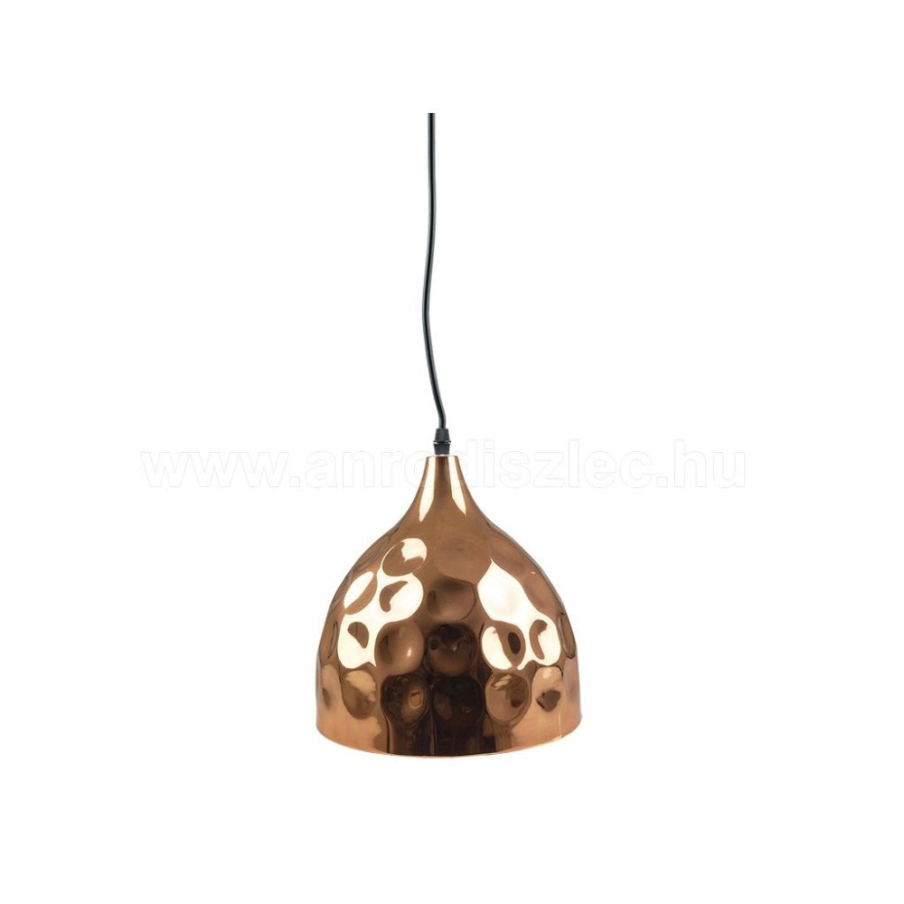 Trade Shop - Lampadario Pendente Lampada A Sospensione In Metallo Cono Oro Rosa Rame Vt-8230 -