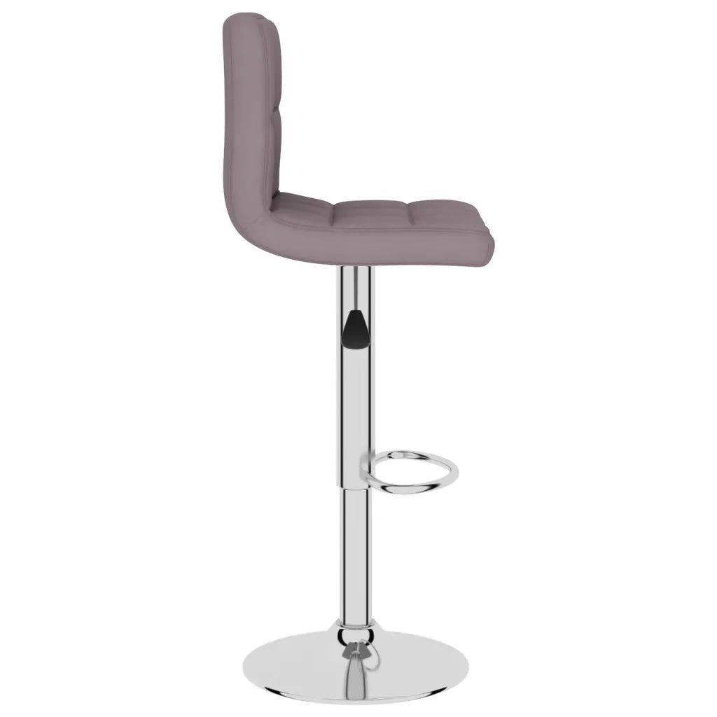 Sgabelli da Bar 2 pz Tortora in Tessuto cod mxl 55544