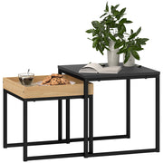 Tavolino da caff¨¨ ¨C zephmum ¨C nero, rovere