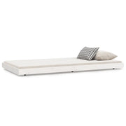 Letto singolo | Letto per adulti | Giroletto senza Materasso Bianco 80x200 cm Legno Massello Pino