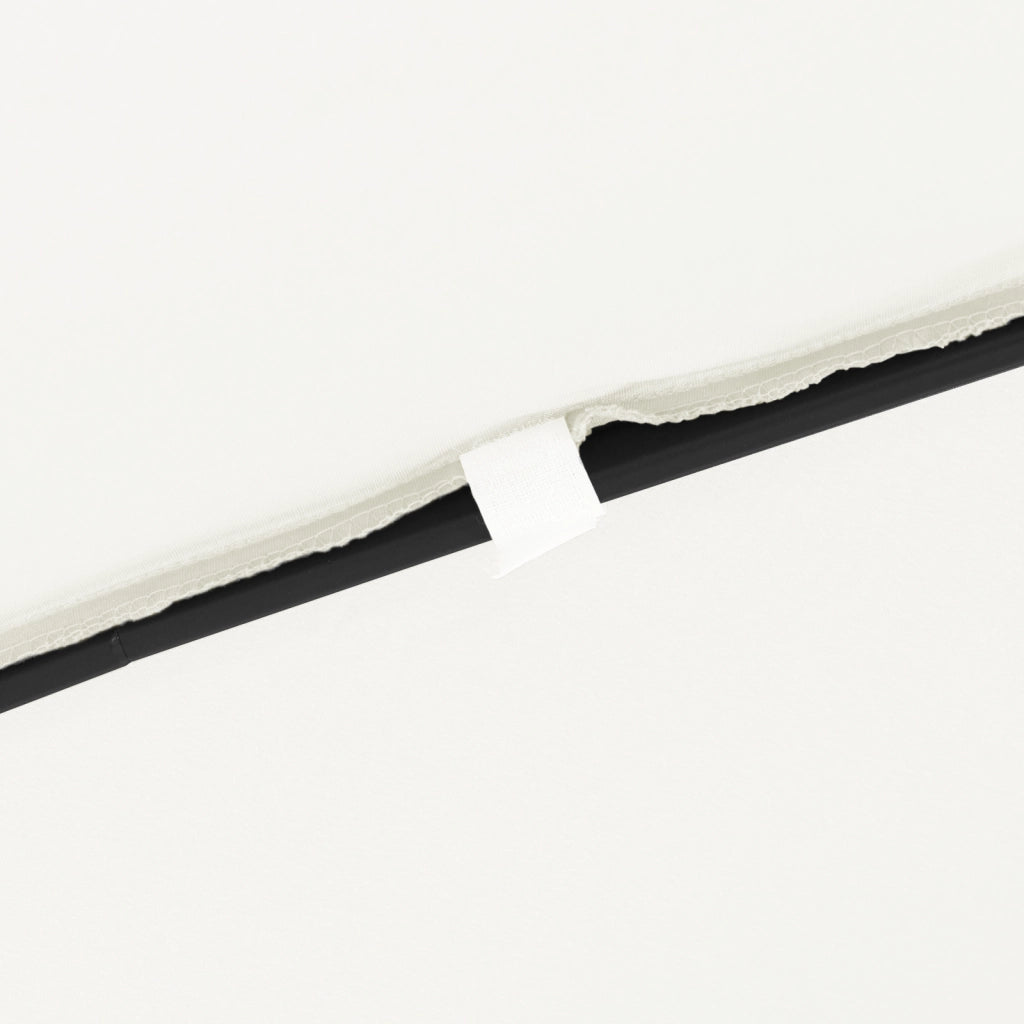 Ombrellone Quadrato da Giardino  295x245 cm Bianco Sabbia