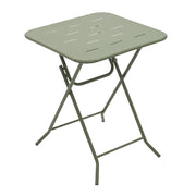 Set bistrot da giardino 60x60x73 cm; pieghevole 3 pezzi per 2 persone; acciaio verde