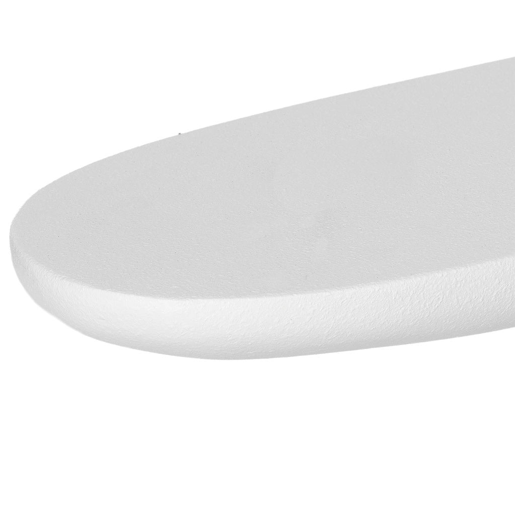 Mobile da ingresso in legno bianco e metallo 98x26x85h cm