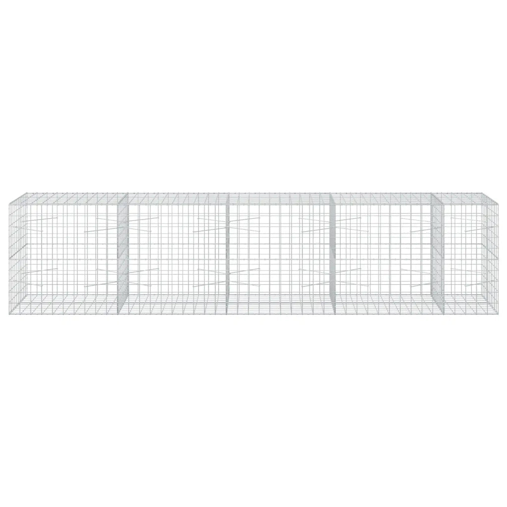 Gabione con Filo da 3,5 mm e Rete da 10x10 cm 450x100x100 cm 3463395