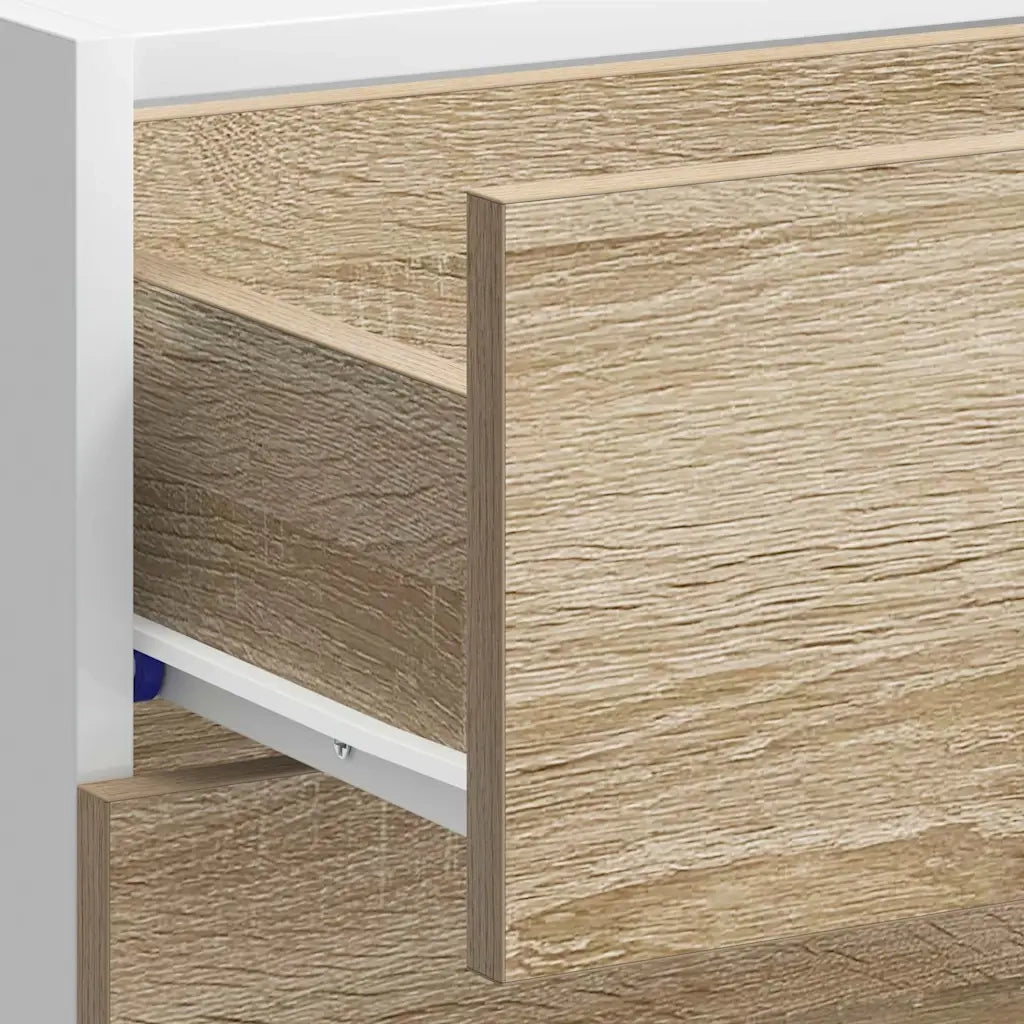 vidaXL Armadio Inferiore “Lyon” Rovere Sonoma 40x46x81,5 cm