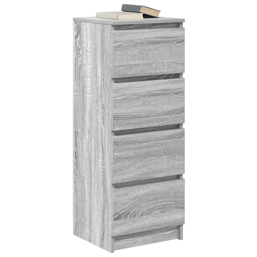 Credenza Grigio Sonoma 37,5x35x99 cm in Legno Multistrato 861702