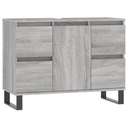 Mobile da Bagno | Armadio da bagno Grigio Sonoma 80x33x60 cm in Legno Multistrato