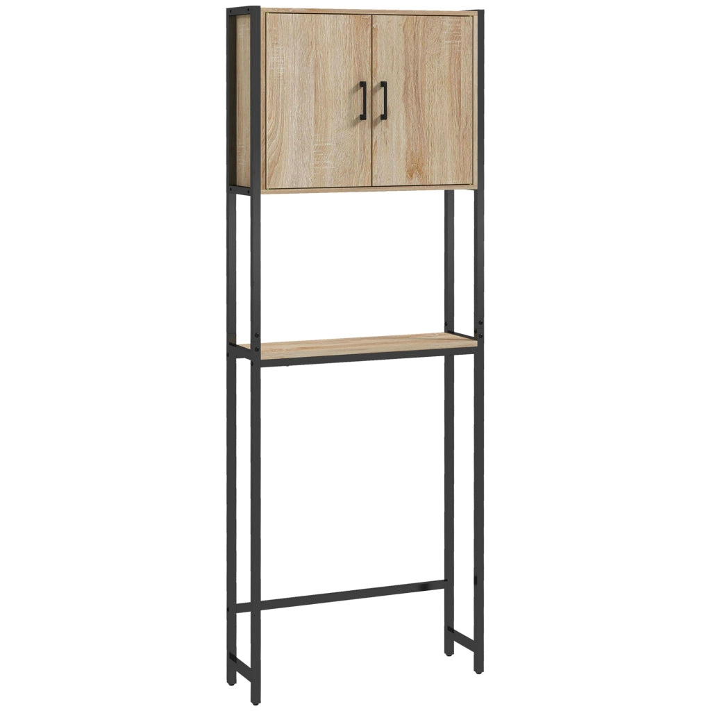 Mobile Bagno Sospeso con Ante e Ripiano Aperto ¨C zephmum ¨C Bianco 60x30x30