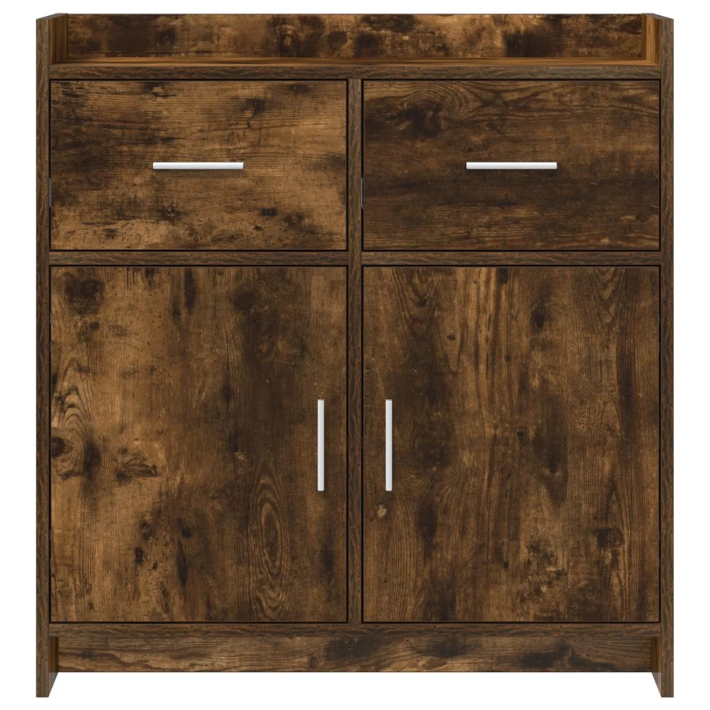 Credenza Rovere Fumo 75 x 36 x 80 cm Legno ingegnerizzato 8011119