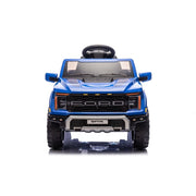 Macchina Elettrica per Bambini Ford Raptor 12V con Telecomando Bluetooth Luci LED e Tappetini Inclusi Blu